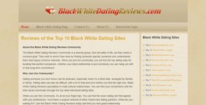 Black White Interracial Dating App Review