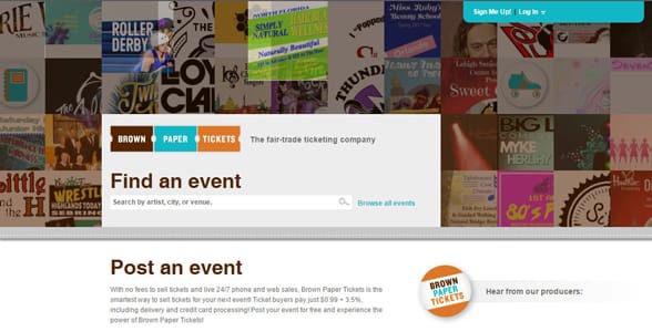 Brown Paper Tickets: The First Fair-Trade Ticketing Site For Organizing ...