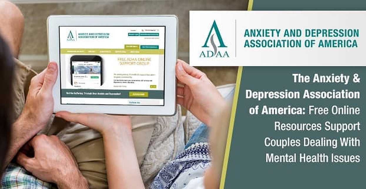 The Anxiety & Depression Association Of America: Free Online Resources ...