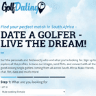 free golf dating sites